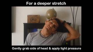 Neck Stretching Exercises Routine  Prevent Stiff Neck and Neck Pain [upl. by Atiugal]