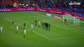 Incredible Free Kick by Mahrez at the last minute 🇩🇿🇳🇬 Algerie vs Nigeria [upl. by Nnylsor]