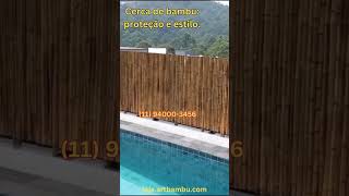 Cerca de bambu para decorar e privar [upl. by Goldsworthy]