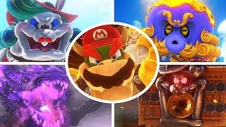 Super Mario Odyssey  All Bosses No Damage [upl. by Vincents135]