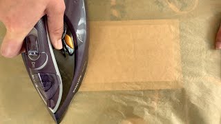 How to use fusible interfacing with vinyl [upl. by Ymmaj]