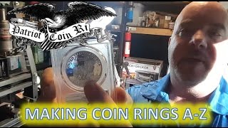 Learn How to make a Silver Coin Ring Tips and Tricks [upl. by Soren]