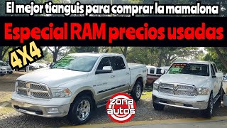 🔥 Las mejores camionetas 4x4 RAM en venta tianguis de autos usados zona autos Mexico [upl. by Nagiem335]