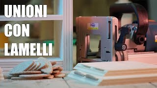 COME USARE LA FRESATRICE PER LAMELLI  Unioni ad angolo retto  Tutorial di falegnameria  fai da te [upl. by Bee]