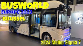 2024 Mellor Sigma 7  interior and Exterior  Busworld Europe 2023 Brussel [upl. by Nirual]