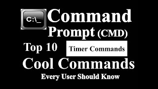 Top 10 Cool Command Should Know Every User CMD Commands and Tricks CMD in Hindi [upl. by Irvin]