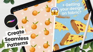 How To Create SEAMLESS PATTERNS In Procreate [upl. by Ahseyk]