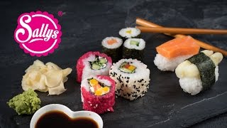 Sushi Basics  Maki Inside Out amp Nigiri – Sushi Reis amp Ingwer  Sallys Welt [upl. by Smart]