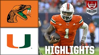 Florida AampM Rattlers vs Miami Hurricanes  Full Game Highlights  ESPN College Football [upl. by Remle]