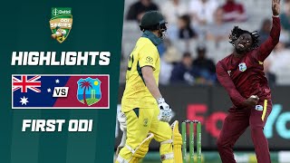 Australia v West Indies 202324  First ODI [upl. by Chancey366]