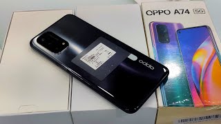 Oppo A74 5G Fluid Black Unboxing First Look amp Review  Budget 5G Smartphone Oppooppomobileindia [upl. by Krenn]