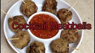 Cocktail Meatballs Fingerfood Thermochef Recipe cheekyricho [upl. by Ahsitra620]