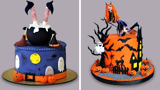 10 Simple and Easy Halloween Treats for a Spooky Party  Scary Halloween Cupcakes and Cake Design [upl. by Inaoj]