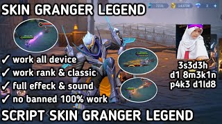 NO PW SCRIPT SKIN GRANGER LEGEND [upl. by Yenoh]