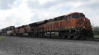 Neat K5HL on BNSF 6900 East in Chillicothe IL 42724 [upl. by Fraze]