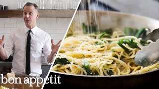 Adam Makes Cacio e Pepe the New Way  Bon Appétit [upl. by Jehiel958]