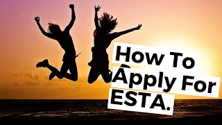 How to apply for ESTA [upl. by Safir255]