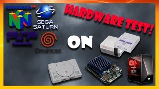 N64 Sega Saturn PSP and Dreamcast Test on the SNES Mini Playstation Classic Odroid XU4Q and PC [upl. by Sucramat]