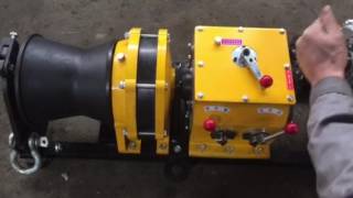 JJM5B 5 Ton Fast Speed Diesel Engine Winch for Cable Pulling and Lifting [upl. by Kursh]