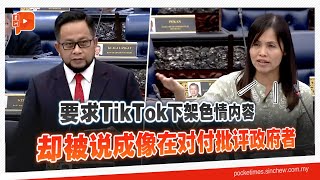 【国会一幕】政府要求TikTok下架内容 审核标准是什么？ [upl. by Naenaj]