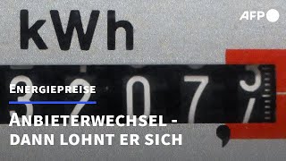 Für wen sich ein Wechsel des Energieanbieters lohnt  AFP [upl. by Papagena]