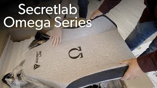 Secretlab Omega Series gaming chair unboxing [upl. by Brinkema941]