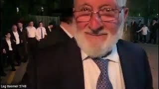 MERON The Agudah Lag Baomer with Rabbi Lowy 5784 [upl. by Annirtak218]