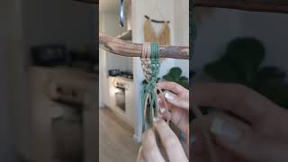 macrame Large spiral pattern tutorial [upl. by Ivetts]