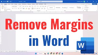 How To Remove Margins in Word [upl. by Inaflahk939]