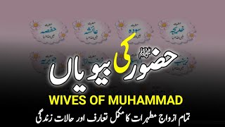 11 Wives Of Prophet Muhammad SAW  رسول اللہﷺ کی بیویاں  Marriages Of Muhammad SAW INFO at ADIL [upl. by Salisbury]