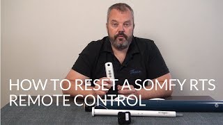 How to reset a Somfy remote control  RTS [upl. by Quirita]