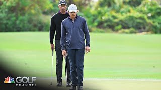 Extended Highlights Tiger and Charlie Woods at PNC Championship ProAm  Golf Channel [upl. by Neeroc]