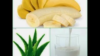 Receitas Caseiras 3 Hidronutrição proteica de Banana  babosa [upl. by Ayocat789]