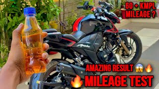 TVS Apache RTR 200 4v bs6 2022 Mileage Test  urban mode  amazing result🔥🔥 [upl. by Lilias876]