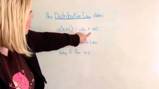 What is the distributive law for addtion and multiplication [upl. by Ayaros]