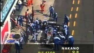 Shinji Nakano pit stop 1998 San Marino GP [upl. by Buyers]