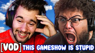 Forcing My Friend To Compete In My NEW GAMESHOW FT Grizzy Rectrixx VOD [upl. by Llerot]