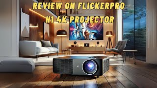 Transform Your Home Cinema FLICKERPRO H1 4K Projector Unboxing [upl. by Ydnerb]