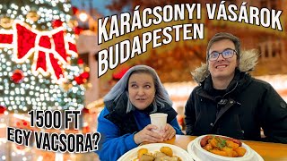 Olcsó menü a BUDAPESTI KARÁCSONYI vásárokban 🎄 SallaiMark [upl. by Acire295]