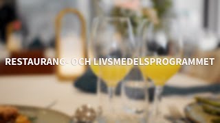 Restaurang och livsmedelsprogrammet  inspirationsfilm [upl. by Philemol]