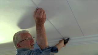 How to Install Embossed Ceiling Tiles [upl. by Eserehs]