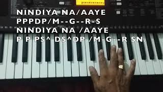 RAINA BEETI JAAYEHARMONIUMPIANO TUTORIAL WITH NOTATIONDONATE MUSICARBIND JHA8329296207 [upl. by Annaynek]