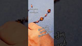 Carnelian Joy Leather amp Gemstone Necklace Complete DIY on channel handmade Jewelry [upl. by Jeanelle]