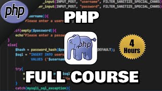 PHP Full Course for nonhaters 🐘 [upl. by Chick30]