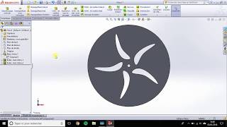 Conception dune roue motrice pour un robot avec Solidworks [upl. by Gyasi]