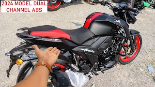 Ye Dekho Aa Gayi 2024 New Model TVS Apache RTR 160 4V Dual Channel ABS Review💥Changes✅ On Road Price [upl. by Capon]