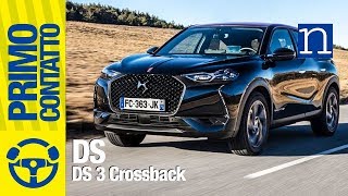 DS 3 Crossback prova Suv  primo contatto COME VA il motore 12 turbo [upl. by Keelia]