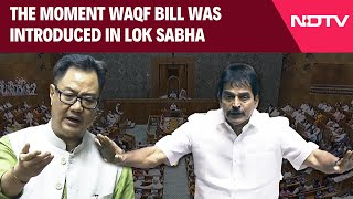 Waqf Board Amendment  Ruckus In Parliament The Moment Waqf Board Bill Gets Introduced [upl. by Pich]