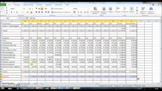 Uitleg Begroting Excel [upl. by Htiel]