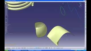 How to create a car knob using CATIA v5 Generative Surface design [upl. by Bhayani]